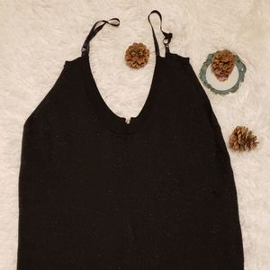 MIU MIU Oversized Glitter Wool Dress